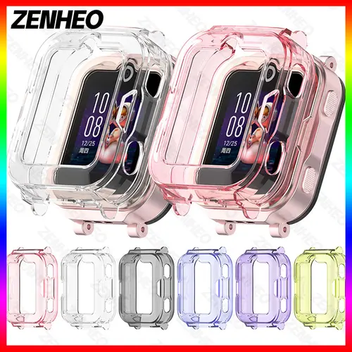 Funda protectora para Huawei Watch KIDS 4Pro, funda de reloj TPU, carcasa protectora de pantalla de parachoques para Huawei Watch KIDS 4Pro, accesorios
