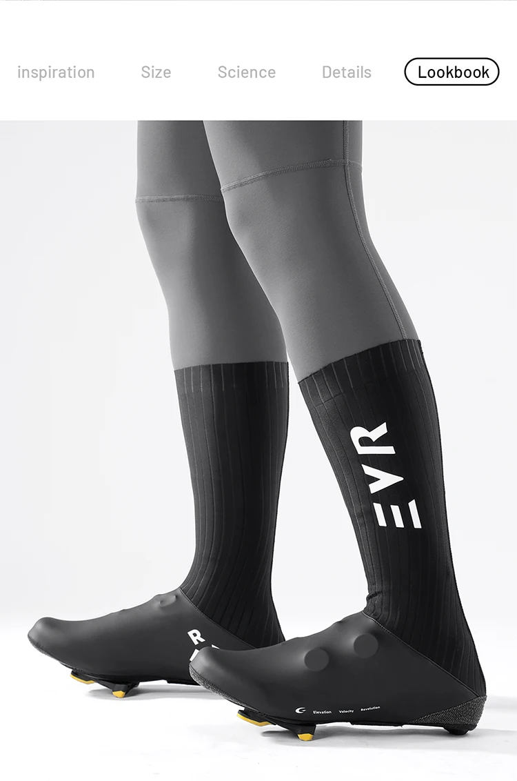 EVR Fahrrad-Schuhüberzüge, leicht, wasserabweisend, winddicht, für Frühling und Herbst, MTB, Rennrad, Fahrrad-Schuhüberzüge, Fahrradzubehör – Detail 12