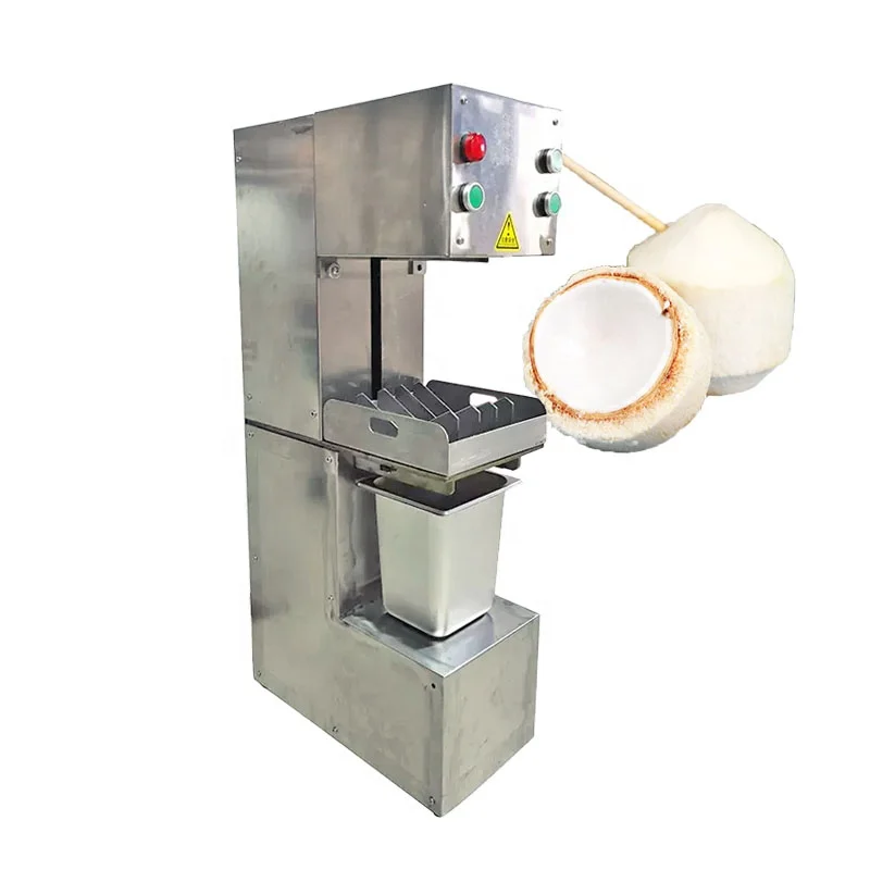 Commercial Green Coconut Water Extractor Automatic Youen Half Cutter