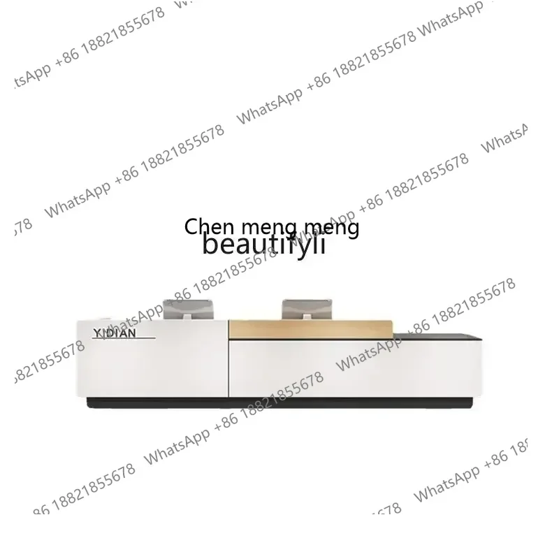 D178  Simple company front desk reception desk hotel sales department information desk training institution store checkout page