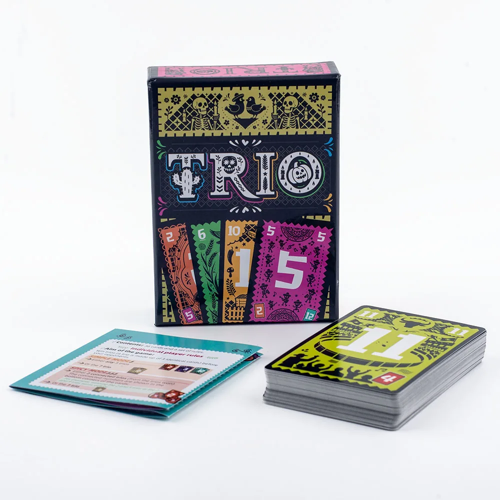 Juego de mesa estratégico TRIO Card, divertido para familiares y amigos, 3-6 jugadores, tarjeta de juguete de entretenimiento para todas las edades, para fiesta