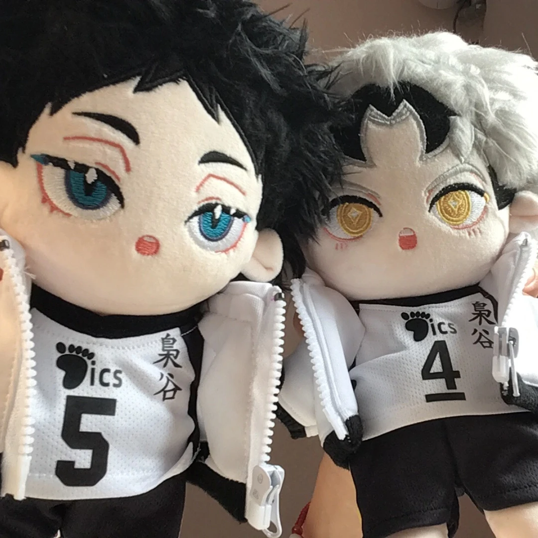 

20 см хлопковая кукольная одежда Haikyuu!! Плюшевый костюм для куклы, универсальный аксессуар для кукольной одежды