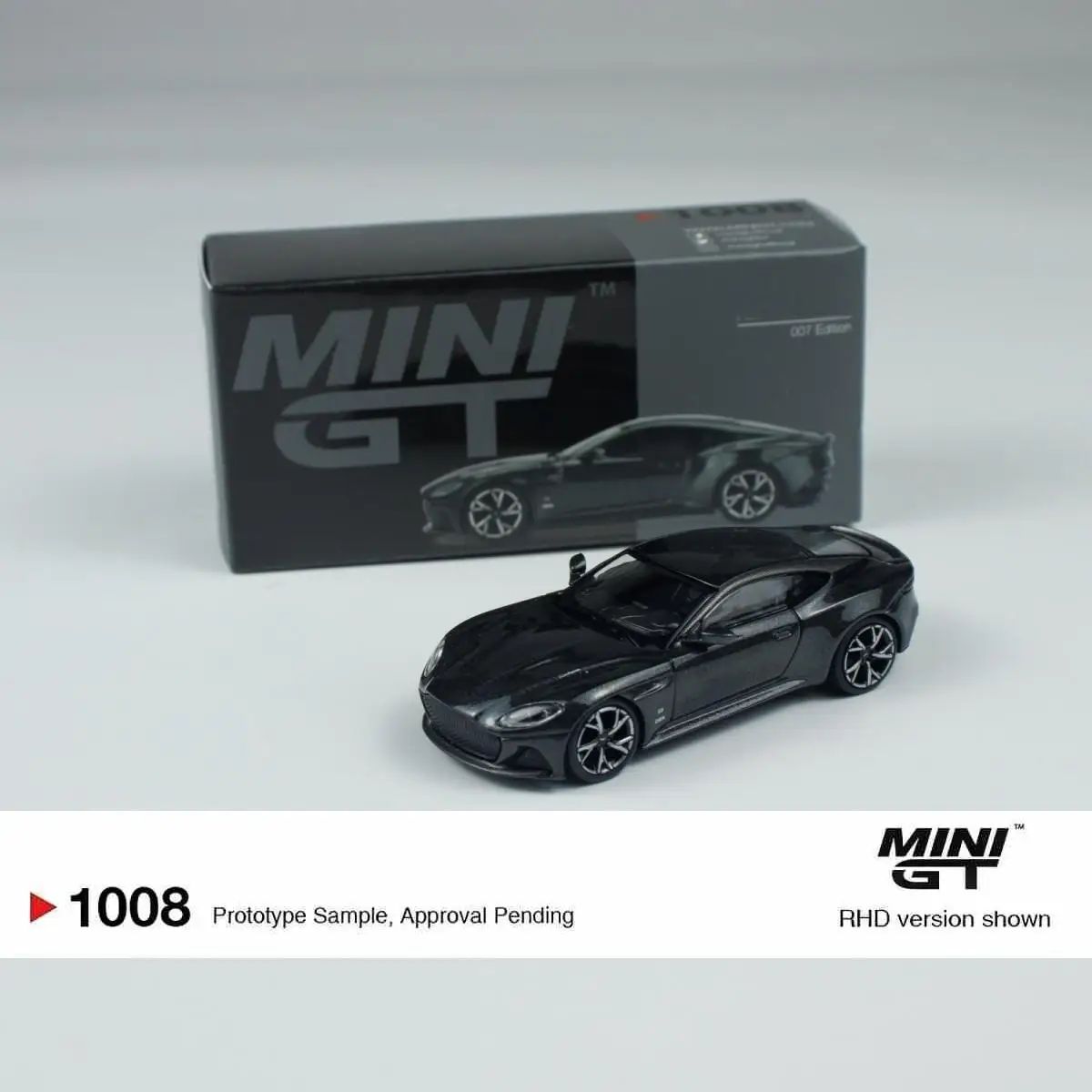 

TSM MINIGT 1:64 #1008 Edition Metallic grey Die-cast Alloy Car Model Collection Gift
