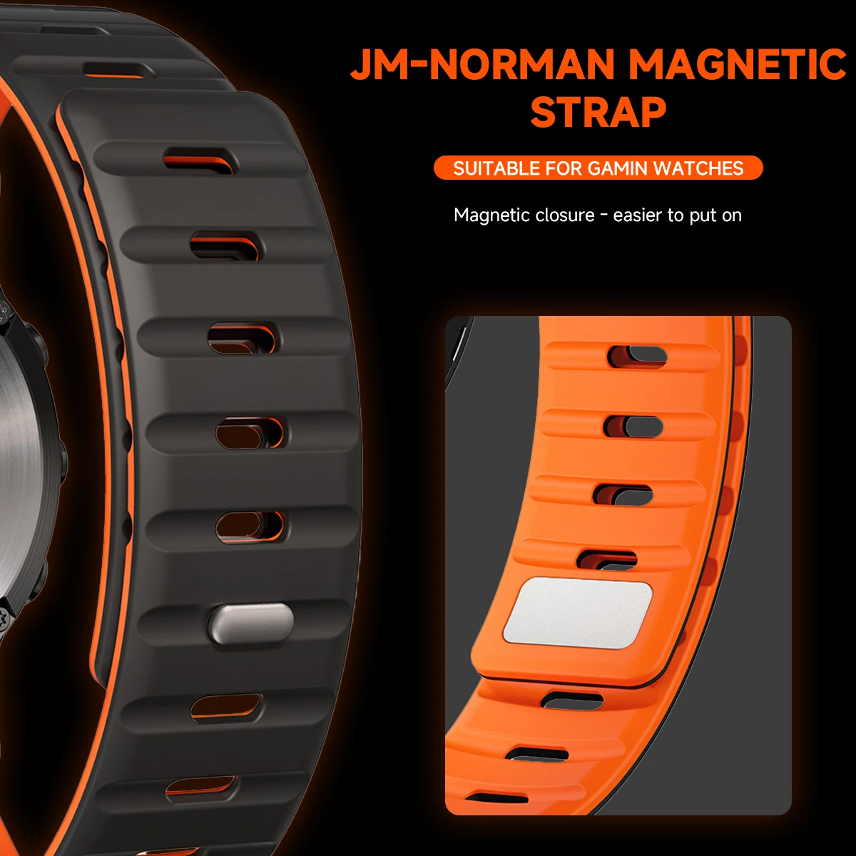 Магнитный силиконовый ремешок QuickFit 26 мм 22 мм для Garmin Fenix 8 7 7X 6 6X 5X Plus/Epix Pro Gen 2 47 мм 51 мм 43/Enduro3 Ремешок для часов
