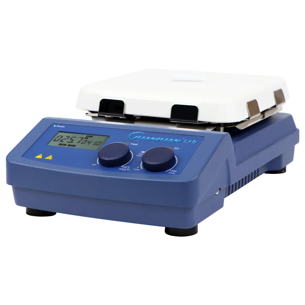 

550 ℃ Нагревательная магнитная мешалка, горячая плита с функцией таймера, 50-1500 об/мин, 20 л, магнитный миксер с подставкой, лабораторное оборудование