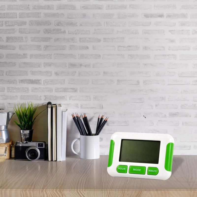 Verbesserter digitaler Küchentimer, magnetischer Countdown-Stoppuhr-Timer mit lautem Alarm, großer Ziffern-Rückständer für