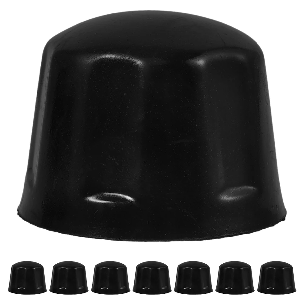 

8 Pcs Tire Hub Caps Rubber Wheel Center Cover ATV Parts 110-250CC Dustproof Protects Travel Accessories Rim Center Caps