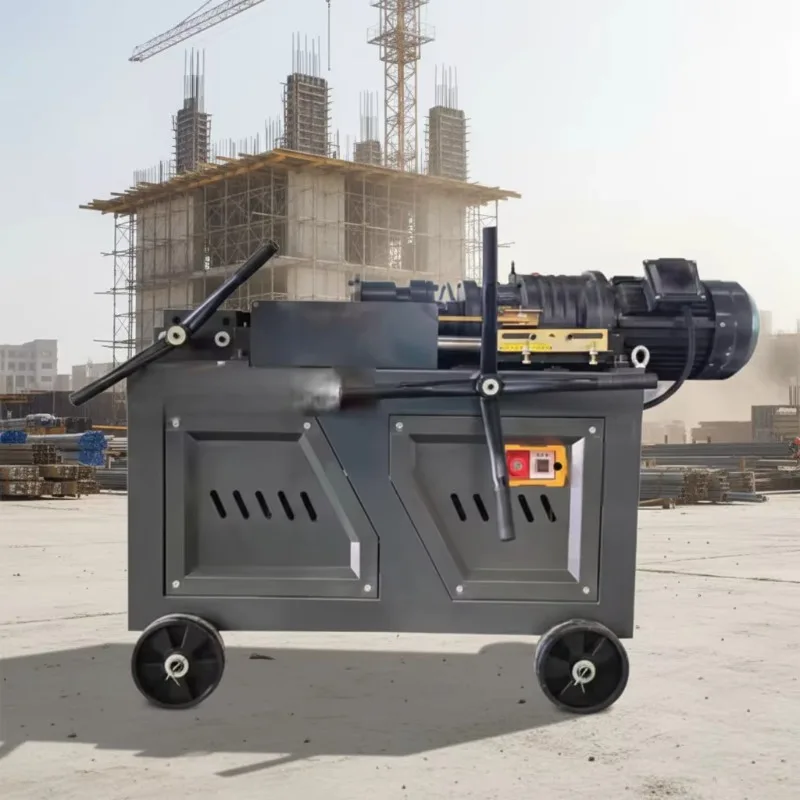 YG Customized Manufacturer's New Automatic Steel Bar Rib Stripping Straight Thread Rolling Machine Flat Head Machine