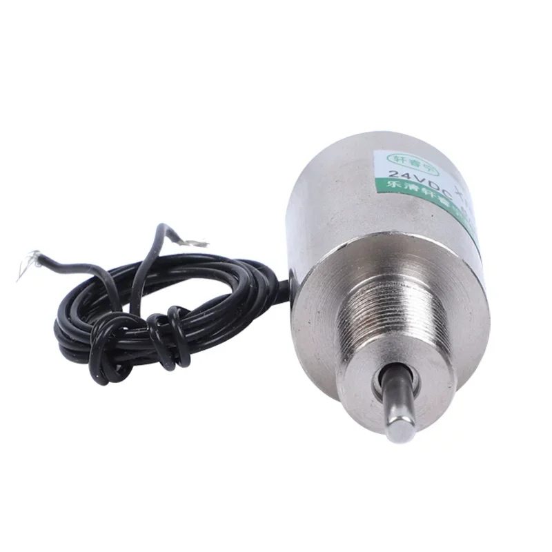 XRN-2.5 Mini DC Tubular Push Pin Solenoid Electromagnet 12V 24V 14W 6mm Stroke 250g Pull Force Micro Linear Actuator