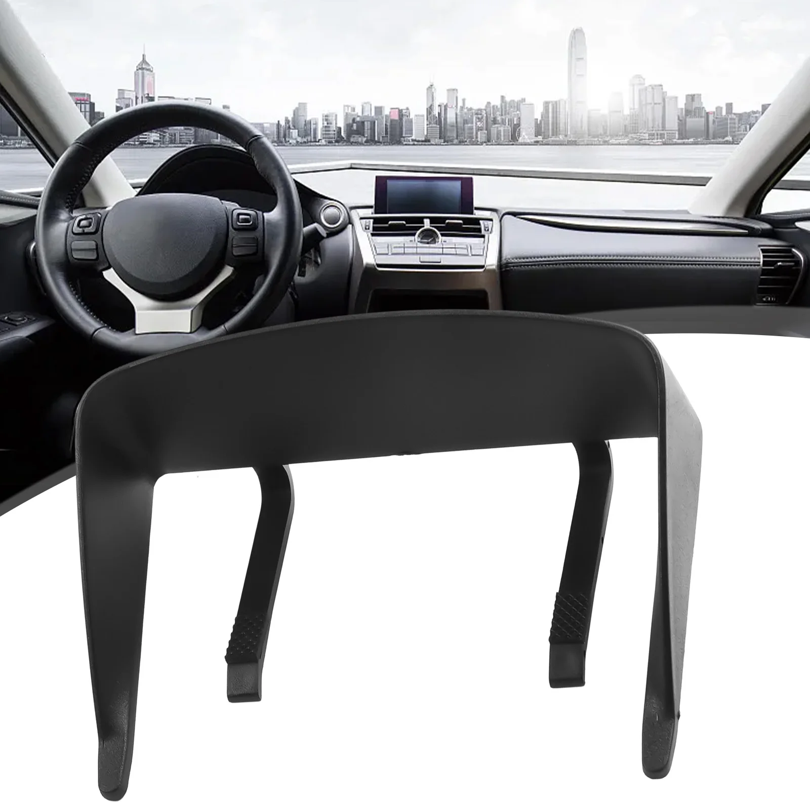 

High Quality Practical GPS Navigator Sun Shade Parts Vehicle 5inch Accessories Auto Black Fittings Glare Sunshade