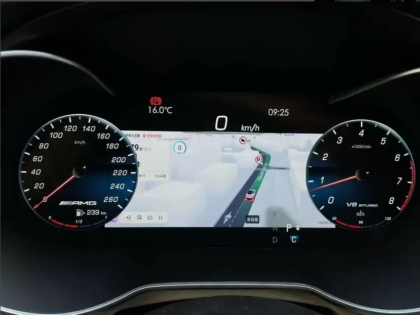 

Compatible with 2015-2021 Mercedes-AMG GT C190 models, featuring a new LCD instrument cluster with high-definition display and w