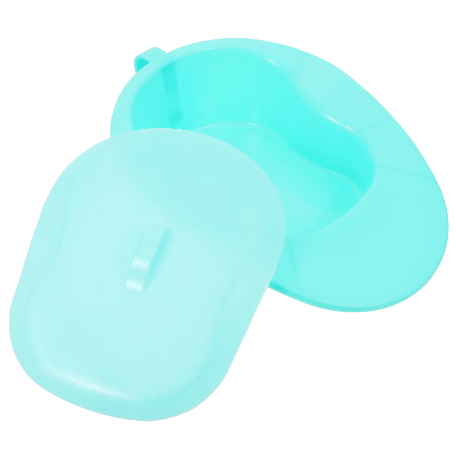 

1 Large Bed Pan With Lid Durable Portable Toilet For Bedridden Patients Easy Clean Pee Container For Women Men Hospital Home Use