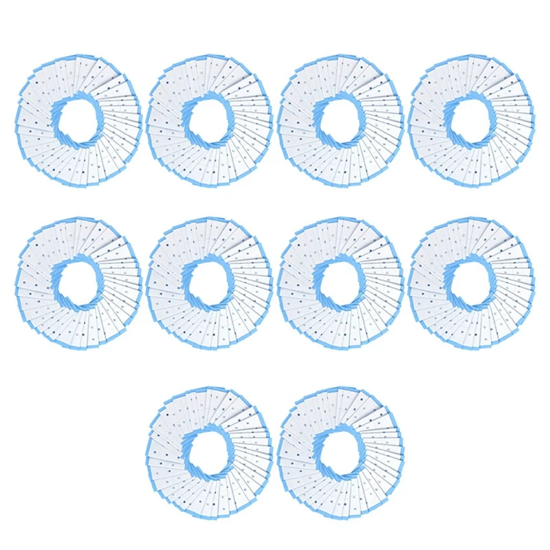 360 tiras de cinta adhesiva de doble cara con cinco pequeños agujeros transpirables para peluca, tupé, pieza de cabello