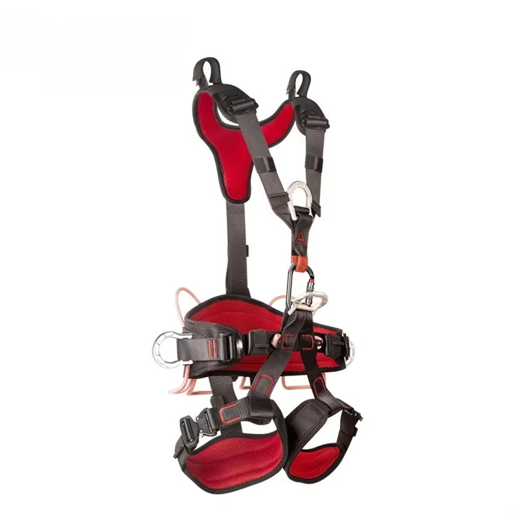 Full Body Rope Access Rescue Climbing Tree Tree Safety Wiring Harness Polyester/Aluminum/Steel 150kg Capacity Quick Connection B