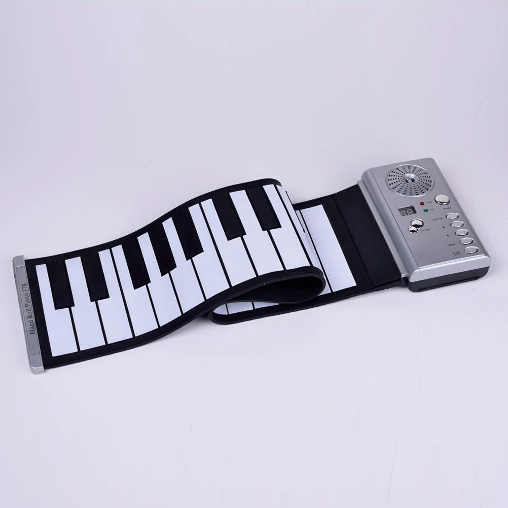 

37 Keys Electronic Portable Foldable Roll-Up Keyboard Built-In Speaker Early Education Musical Instrument Organ