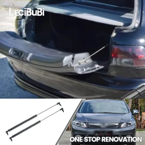 Imagen 1 del producto Para Honda Civic Hatchback 1992-1995 2 uds barra de soporte de elevación de maletero trasero amortiguadores de resorte de Gas varilla 74820SR3003