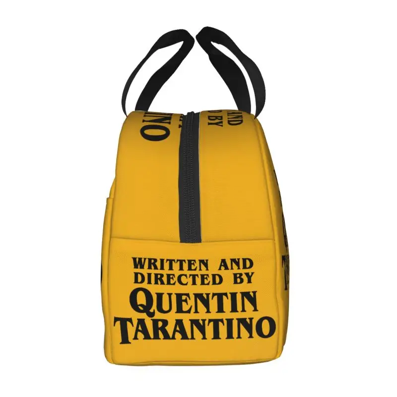 Custom Vintage Film quintino Tarantino Lunch Box Pulp Fiction Kill Bill Thermal Cooler Food Insulated Lunch Bag Tote Bag portatile