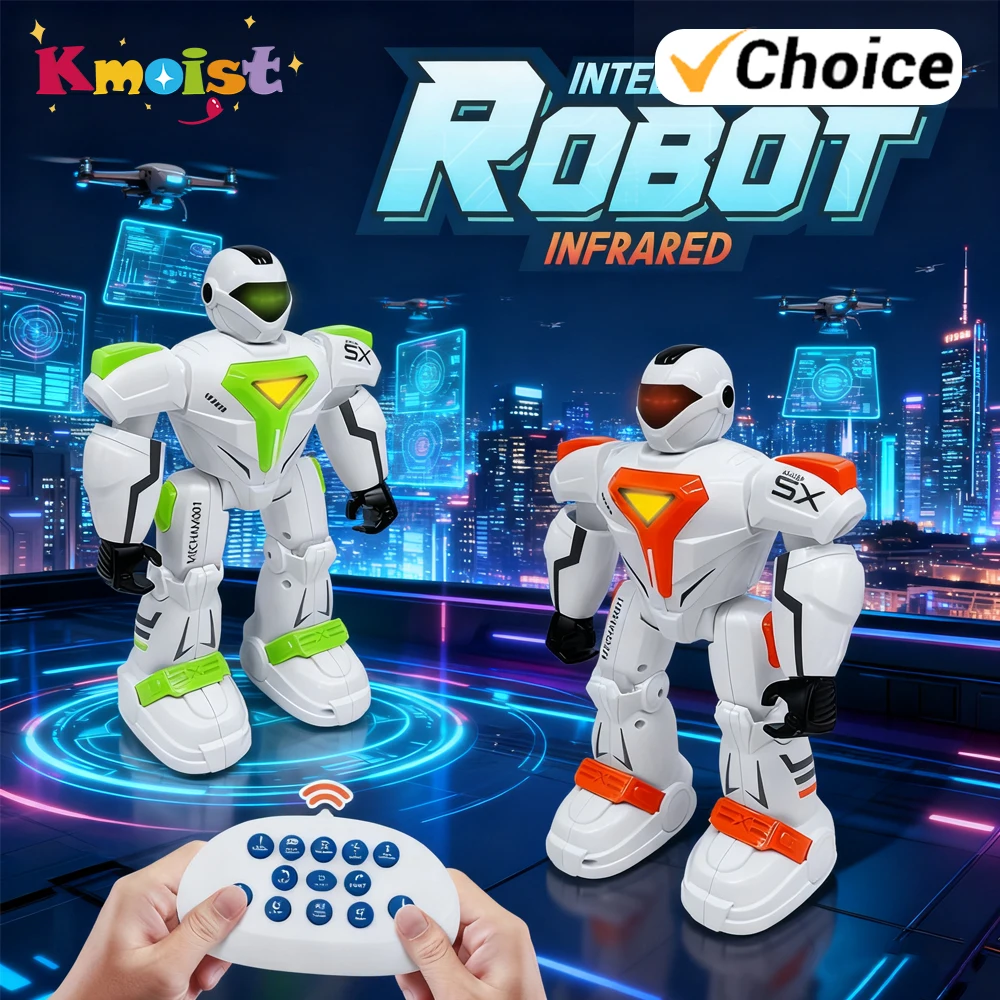 Intelligente RC Roboter Infrarot Fernbedienung Kinder Spielzeug Programmierung Wissenschaft Popularisierung Wissen Roboter Spielzeug für Kind Geschenke