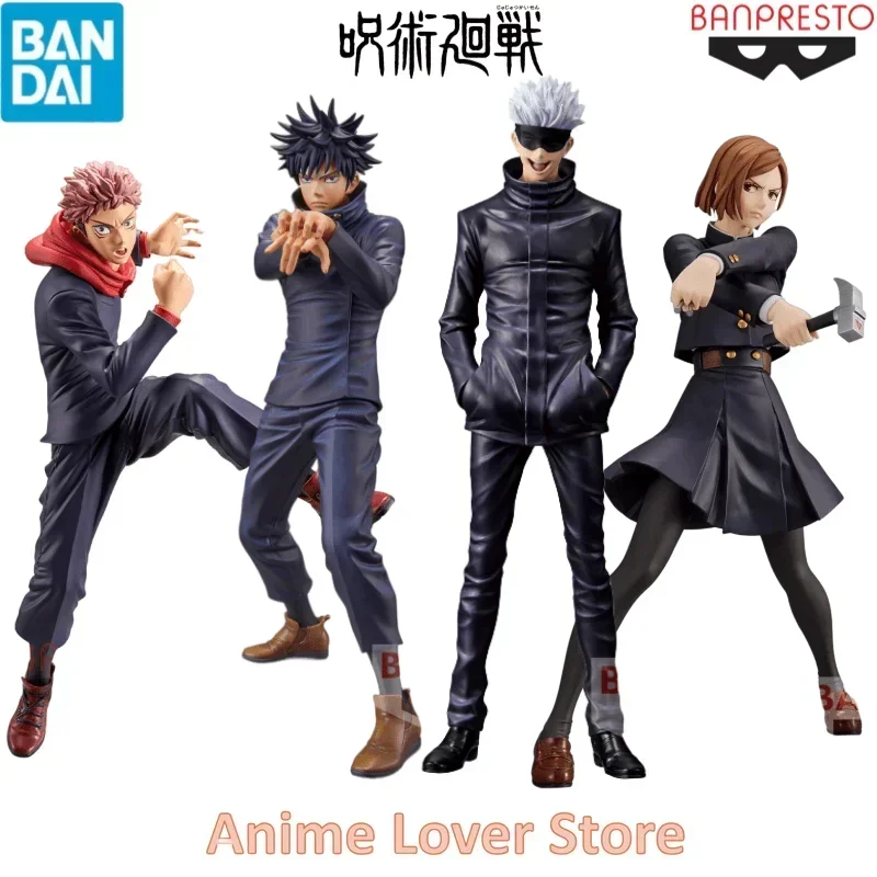 Bandai Banpresto Original Jujutsu Kaisen King Of Artist KOA Satoru Gojo Fushiguro Megumi Itadori Yuji Kugisaki Nobara Anime Toys