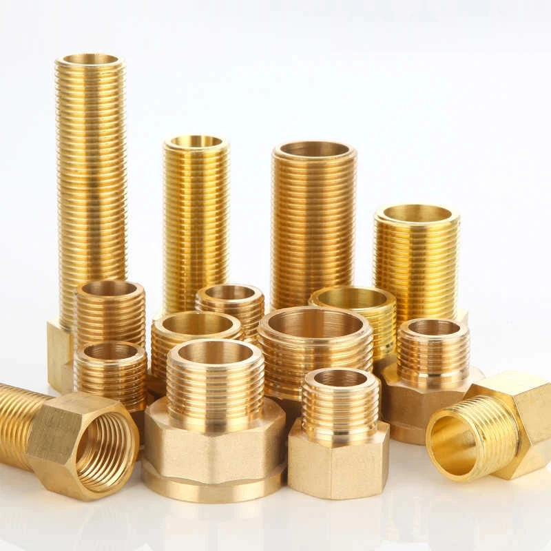 1 قطعة 1/2 "3/4" 1 "BSP النحاس ذكر إلى أنثى الموضوع تمديد موصل تركيب محول 28/30/31/32/33/36/40/50/60/70/90/100 مللي متر