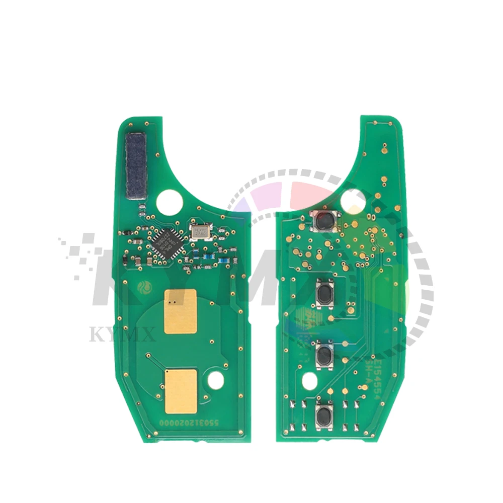 KYMX Flip Remote Key FCCID 2ADPXFI5AM433TX Original 4A Chip 433MHz For Fiat 500X Egea Tipo Toro Crono 2016 2017 2018 SIP22 Blade