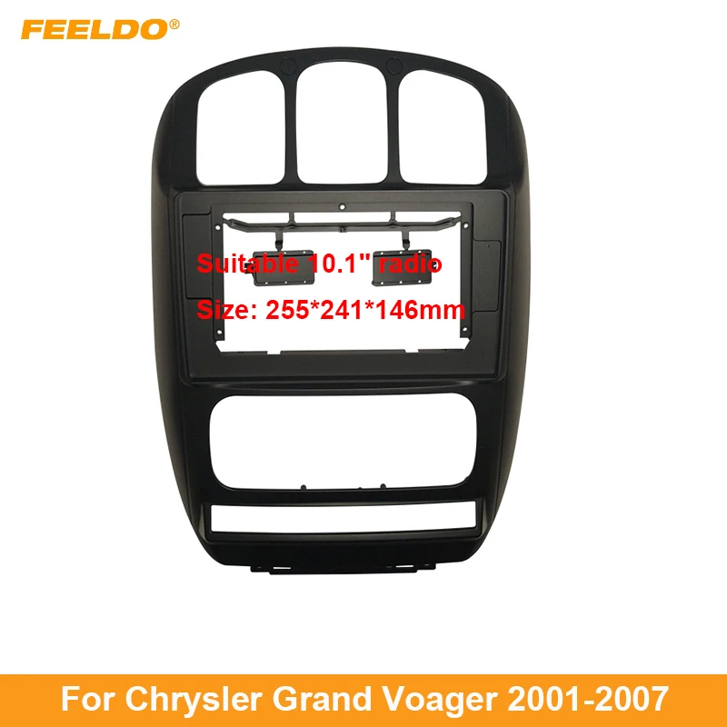 

Автомобильный стереоадаптер с большим экраном 10,1 дюйма для chrysler grand voyager touring 2Din, аудиоустановка, комплект рамок панели