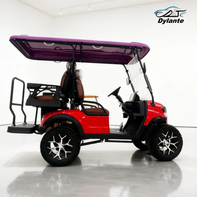 Best Selling Promotional Various 48/60/72V Good Quality Club Car 2 4 Seater Electric Golf Cart Free Custom Color