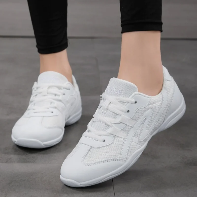 Dance Shoes Children Boy Girl Modern Soft Outsole Jazz Sneakers Aerobics Breathable Lightweight Kids Dancing Fitness Sport