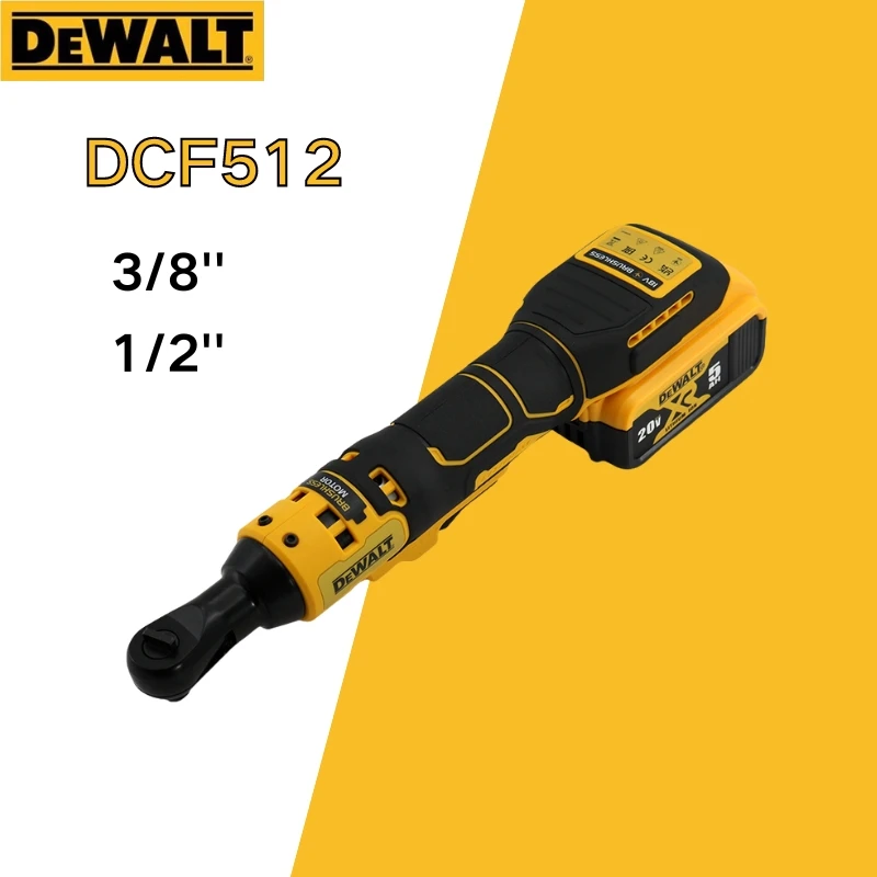 DEWALT DCF512 1/2 in Variable Speed Brushless Power Wrench LED light Cordless Ratchet Wrench 20V Battery Power Tools