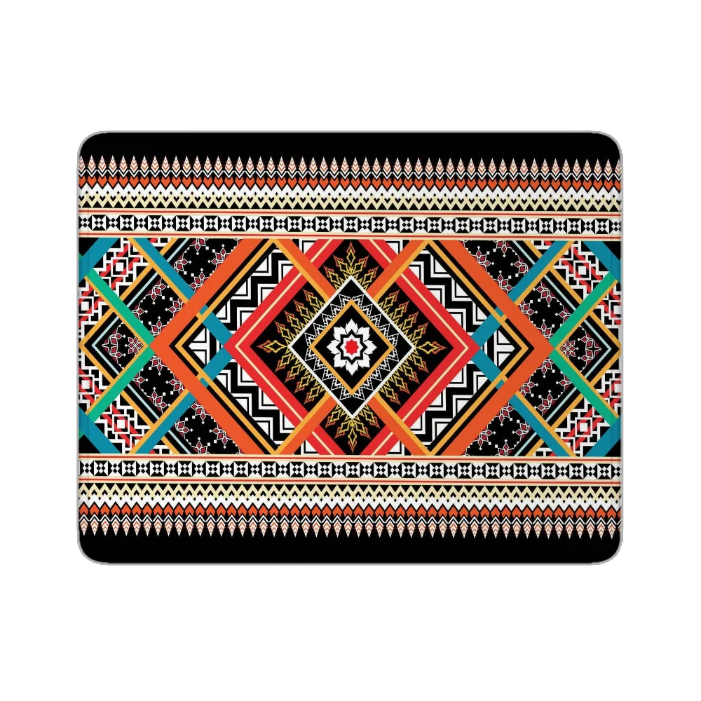 Small Mouse Carpet Geometric Ethnic Office Accessories for Desk Pad for Computer Mouse Gamer Keyboard Mousepad Mat Gaming Mats