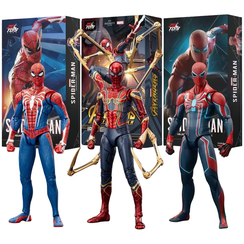 

ZD Toy Marvel Spider-man Advanced Suit PS4 Spider-man Velocity Suit 1/10 Iron spider Model Action Figure Adult Collectible Toy