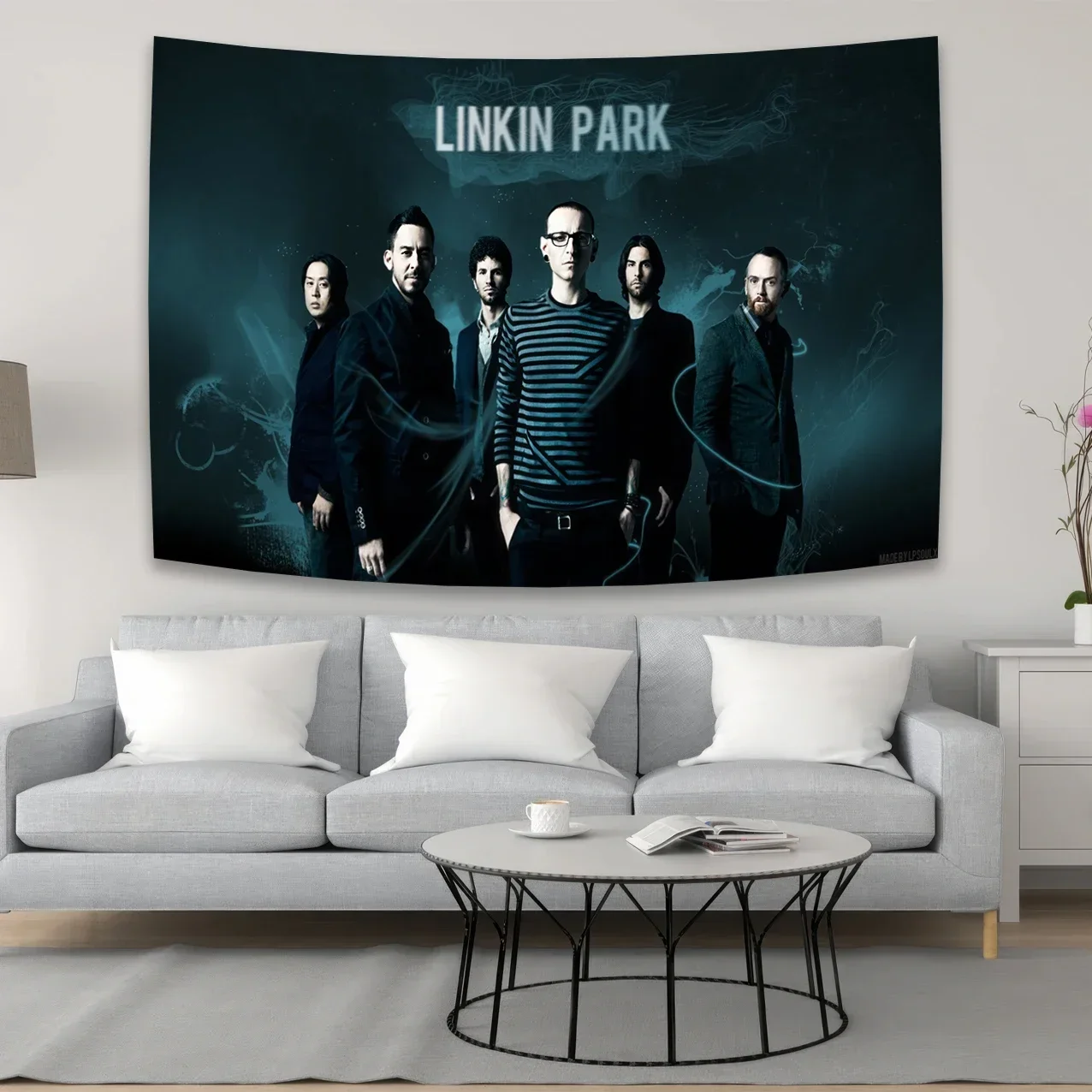 90×150cm Rock Rap Tapestry Banner Flag Hippie Linkinparks Music Posters Wall Hanging Print Polyester Tapestry