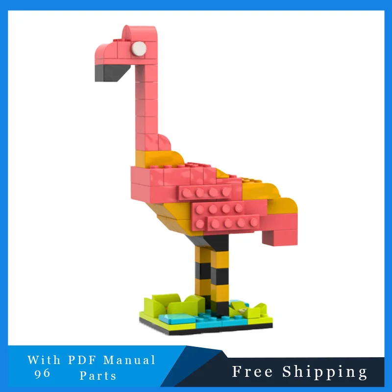 96 PCS Animal Building Blocks Model Creative Exquisite Bricks For Children Educational DIY Assembly Toy Christmas Festival Gifts