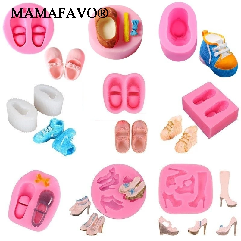 Baby Shower DIY Silicone Mold Fondant Kitchen Cake Decorating Mould for Chocolate Sugarcraft Baking Tools M002