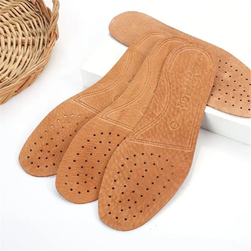 Cowhide Insole For Shoes Men Women Comfortable Deodorant Casual leather  Insoles for Feet Quality Genuine Leather Flats Shoe Sole - AliExpress 322