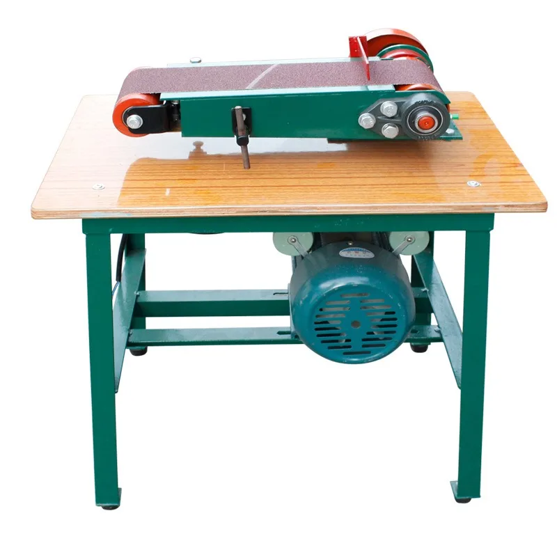 Small vertical and horizontal dual-purpose flat polishing machine Desktop 915 belt machine single-phase three-phase optional