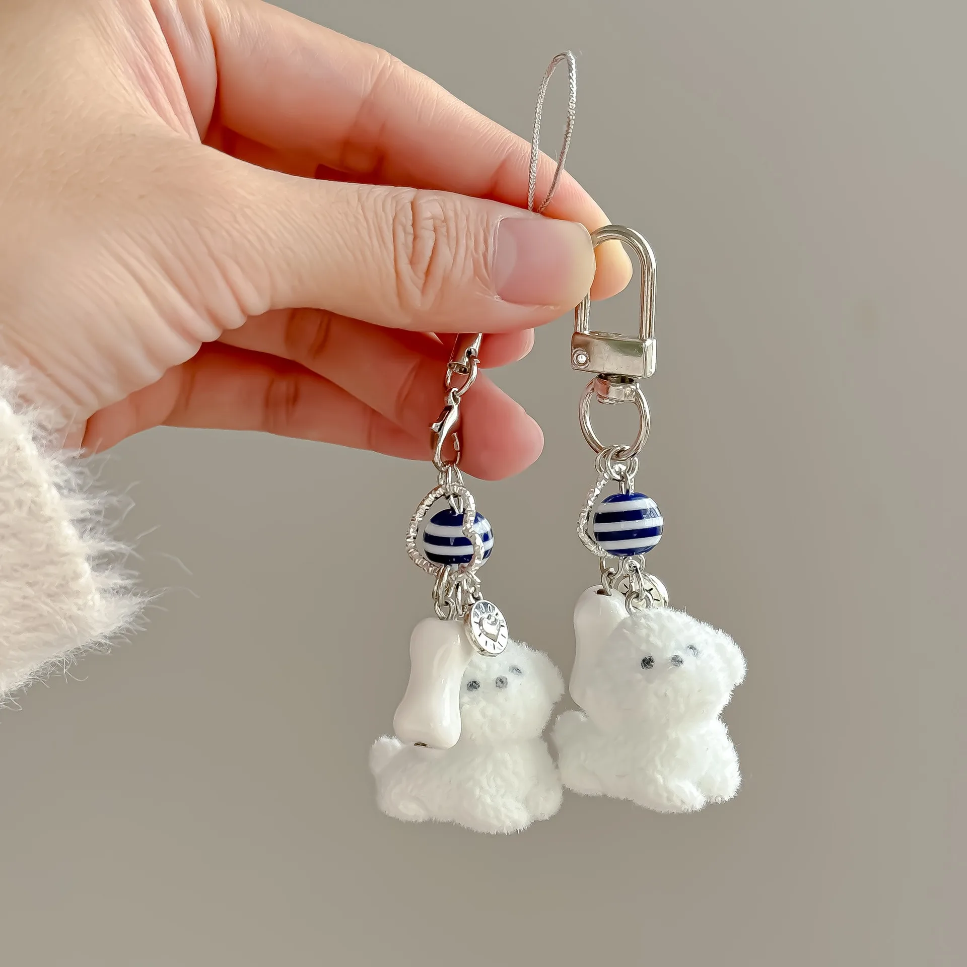 الكورية لطيف لطيف لطيف فروي الحيوان الصغير البطة جرو المفاتيح فتاة القلب بطة صفراء صغيرة كوالا أرنب الهاتف المحمول المعلقات #3