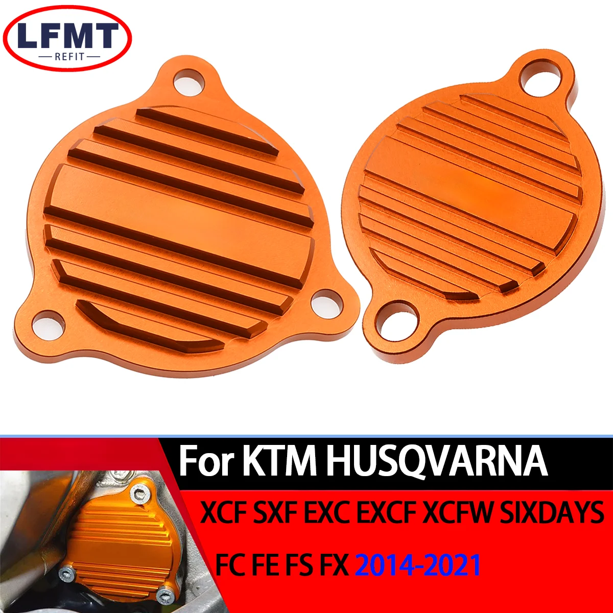 

Motorcycle CNC Oil Pump Cover Guard Cap MX Racing For KTM SXF XCF EXCF XCFW EXC XCW SMR 250 350 450 500 530 2009-2018 2019 2020