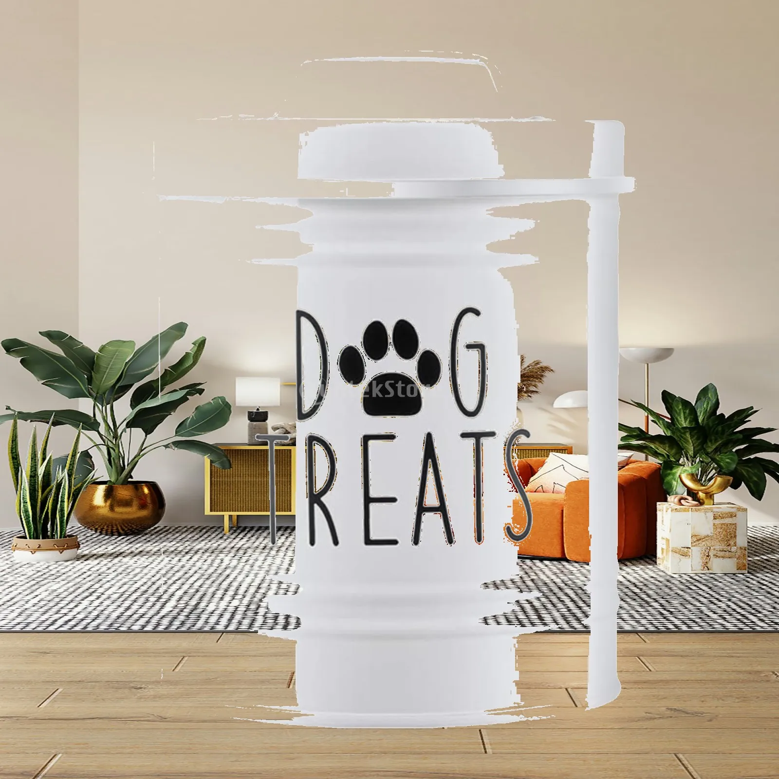 農家の犬用フード収納オーガナイザー、気密金属製ボックス、子犬用ペットフード、スナックディスペンサー、ハンドル付きジャー