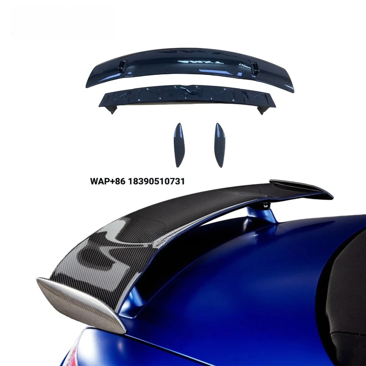 

High Quality Carbon Fiber GTR Spoiler Wing for GTC GTS Good Fitment Easy Installation Fast Express