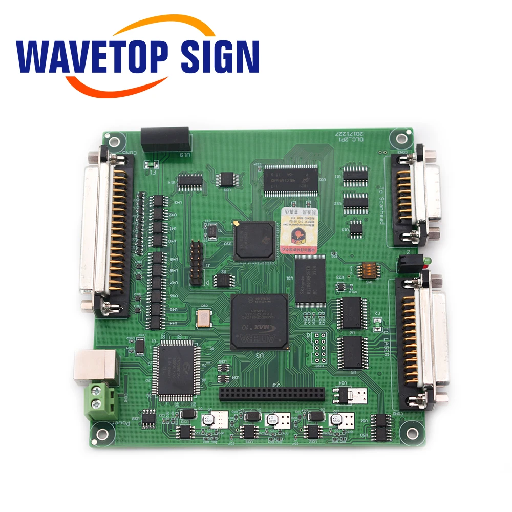 JCZ QCW Laser Controller DLC2-M4-2D/3D + Software EZCAD V3.0 IPG SPI 100W with RS232 Port Support Fiber YAG CO2 Laser