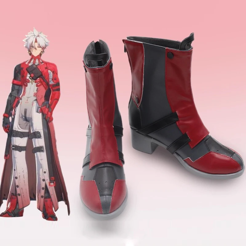Spiel Wuthering Wellen Narbe Cosplay Schuhe Neue Narbe Schuhe Pu Leder Stiefel Frauen Männer Anime Halloween Party Roleplay Kostüm Requisiten