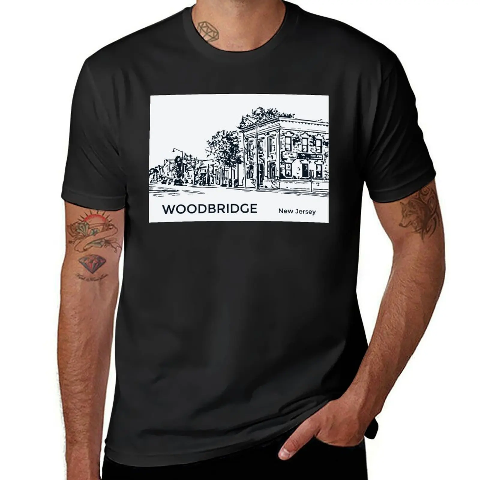 Woodbridge New Jersey T-Shirt shirts graphic tees quick drying t shirt men