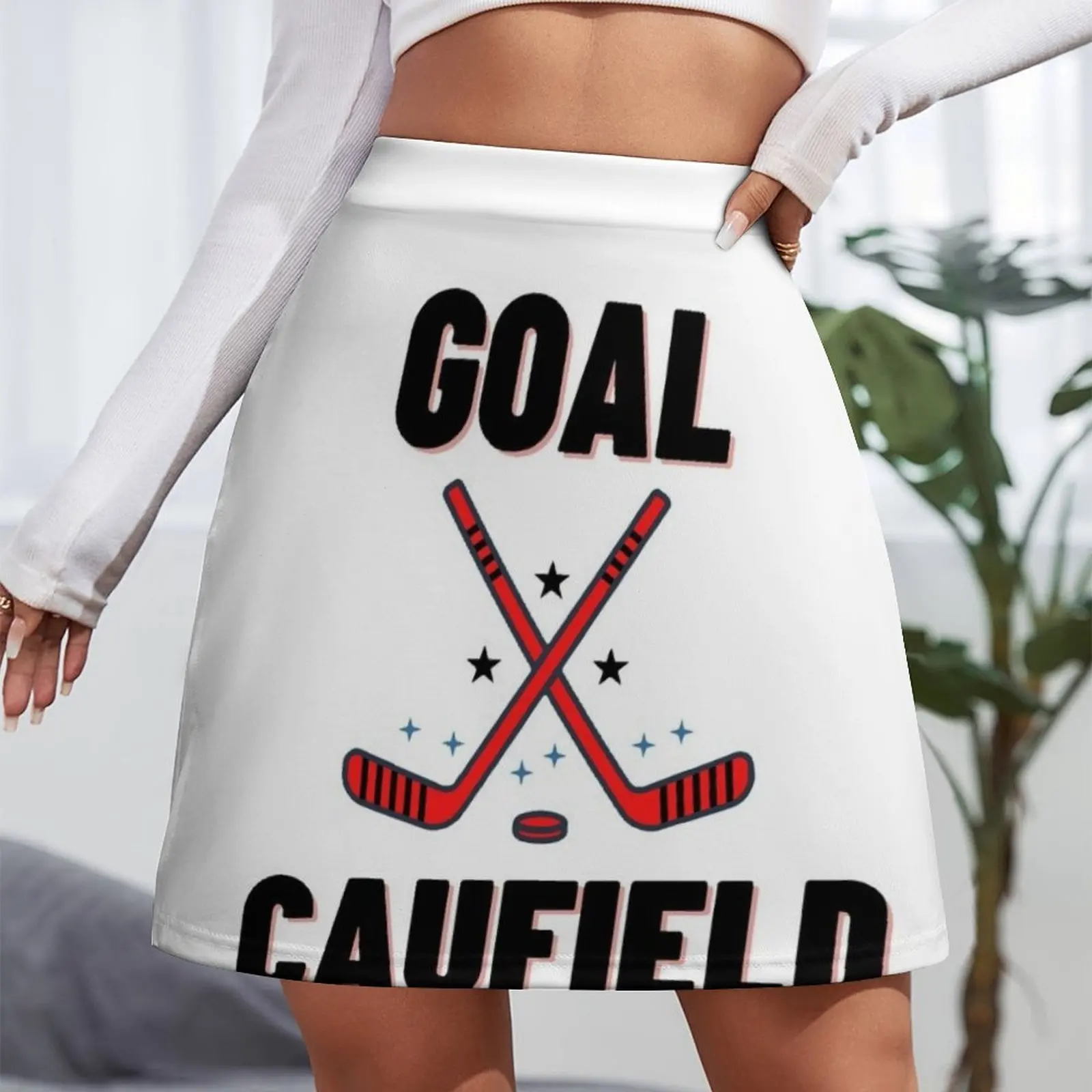 GOAL CAUFIELD ICE HOCKEY Mini Skirt korean style clothes luxury designer clothing women Mini Skirt