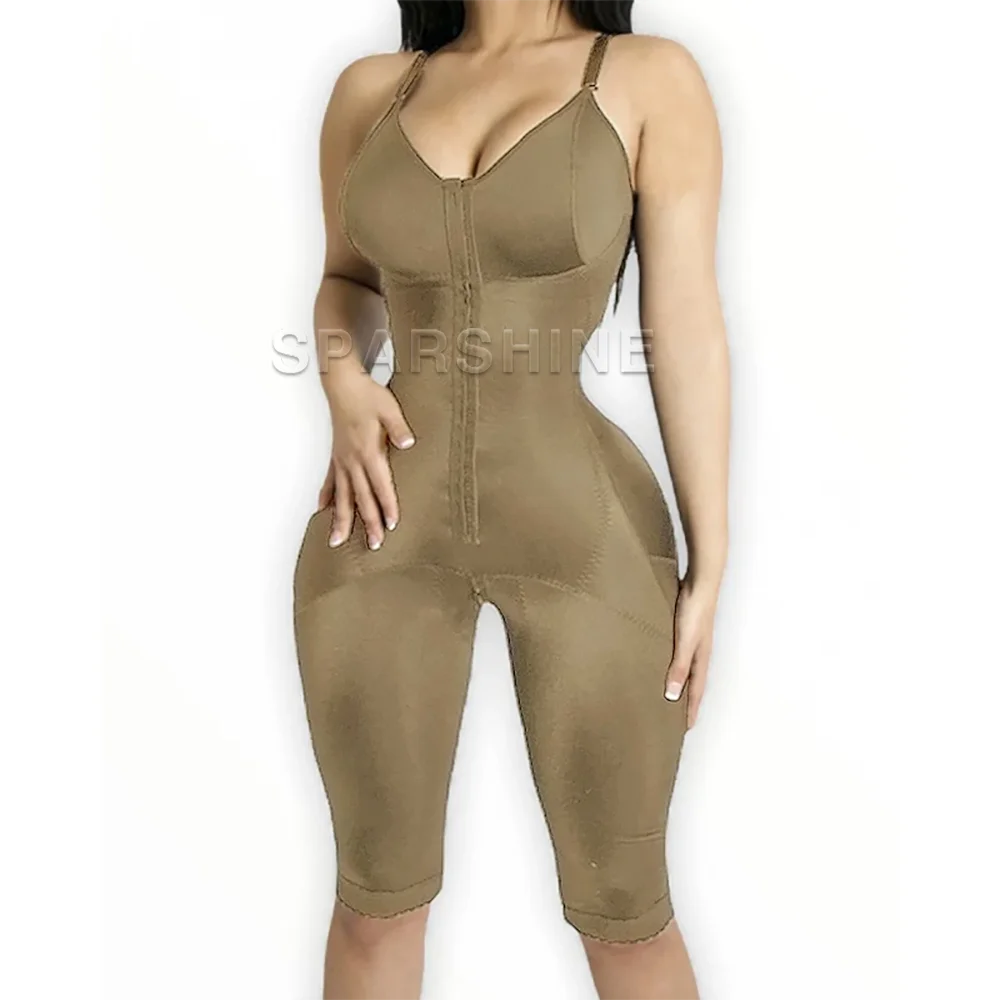 Fajas Colombianas High Compression Full Body Slimming Abdominal Control Shapewear With Bra Butt Lifter Flat Belly Bodysuit