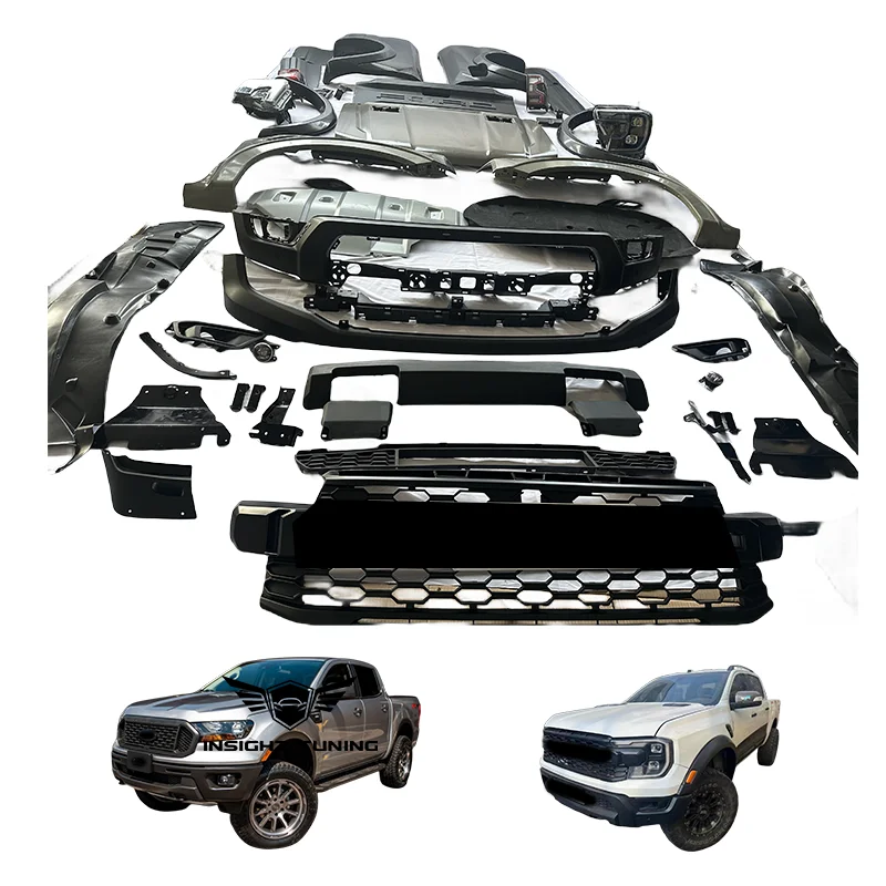 

Боди-тюнинг пикапа, передний бампер, фара, крыло 2012-2021 для Ford Ranger T6 T7 T8, комплект кузова Ranger Raptor