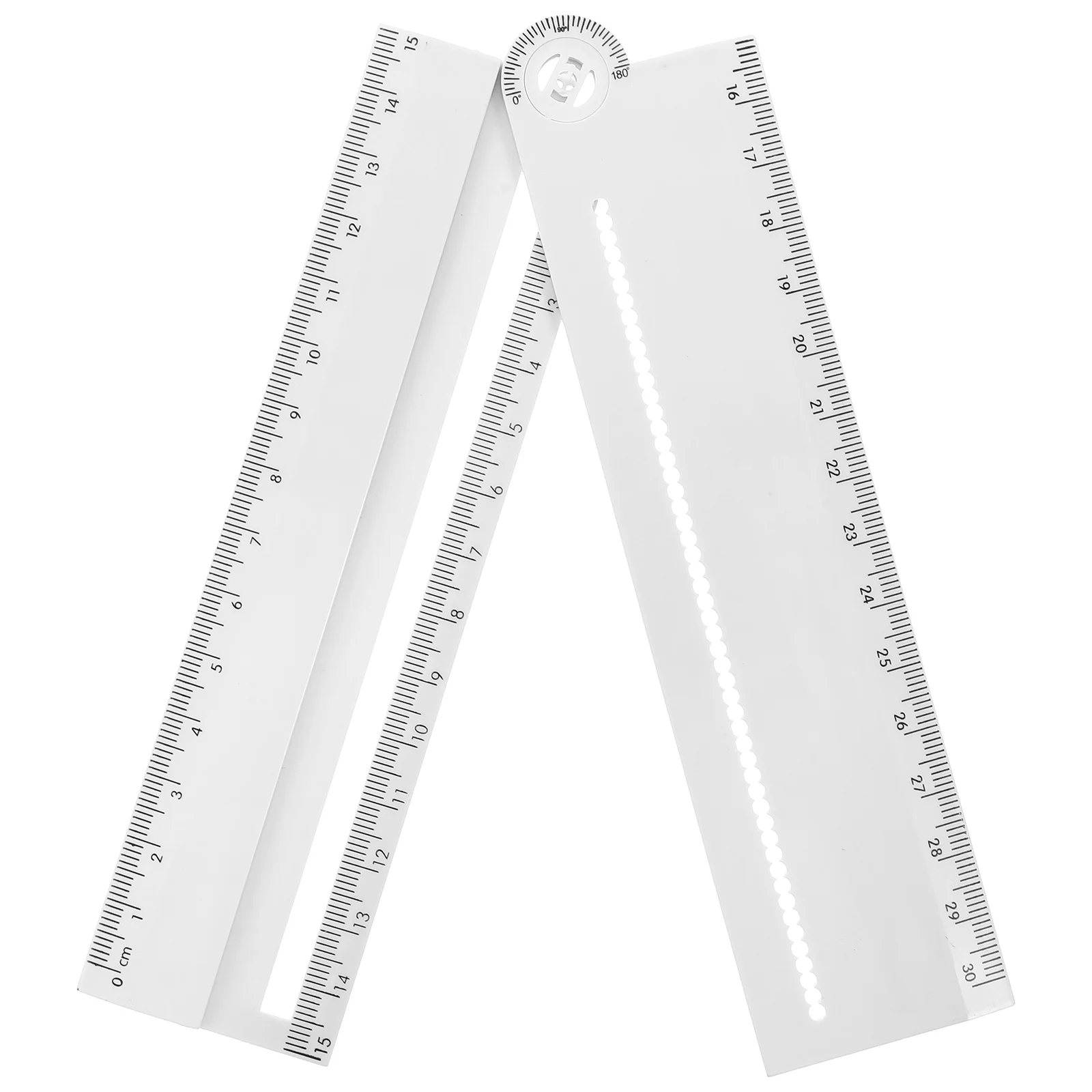 

Multifunctional Ruler Angle Measurement Tool Right Angle Woodworking Protractor Template Precision Drawing Arc Parallel Line