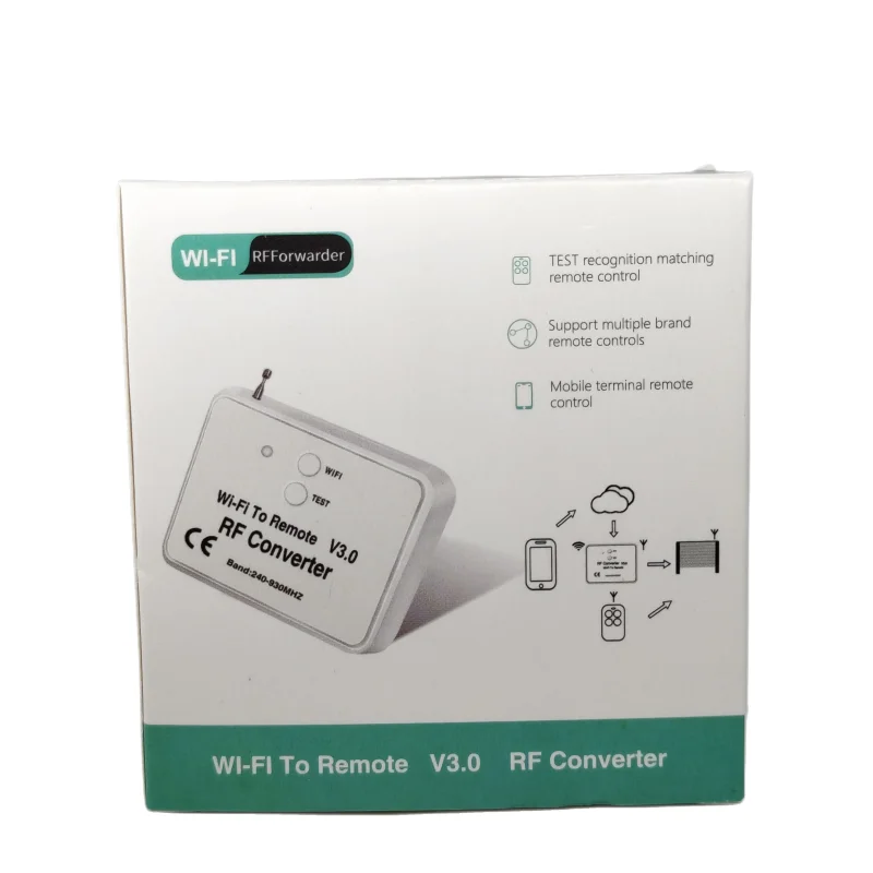 Universal WIFI Remote Control Converter 868MHz Android IOS RF WIFI Remote Control Wi-Fi to Remote RF Converter 240~930MH