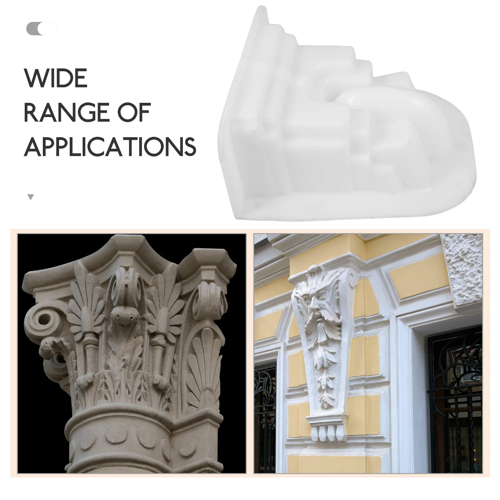 قالب العمود الروماني مع تصميم كوربل لصب الأسمنت لتزيين الفيلا الأوروبية قوالب DIY لربط الحديقة #3