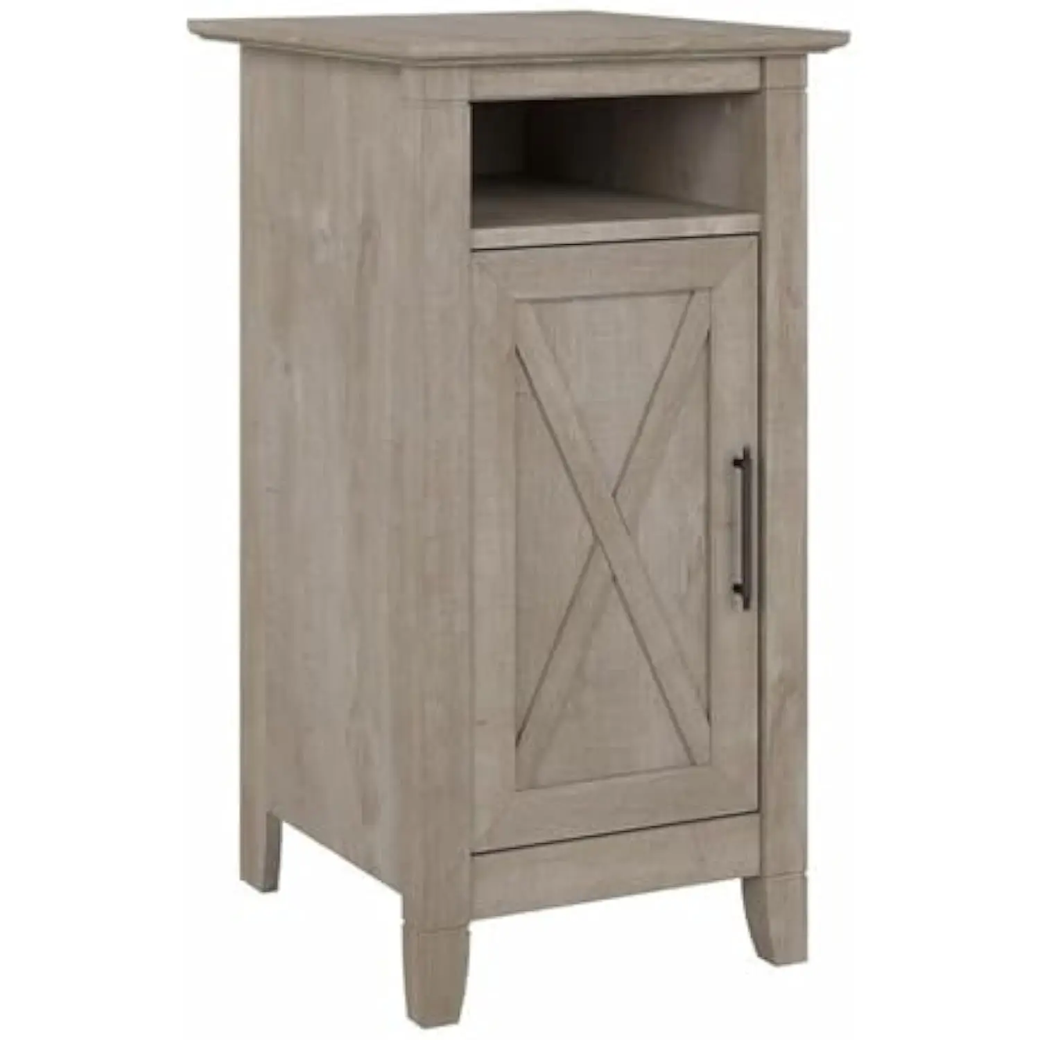 

Key West Nightstand with Door in Washed Gray